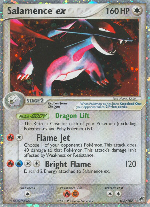 Salamence ex (103/107) [EX: Deoxys] | Exor Games Summserside