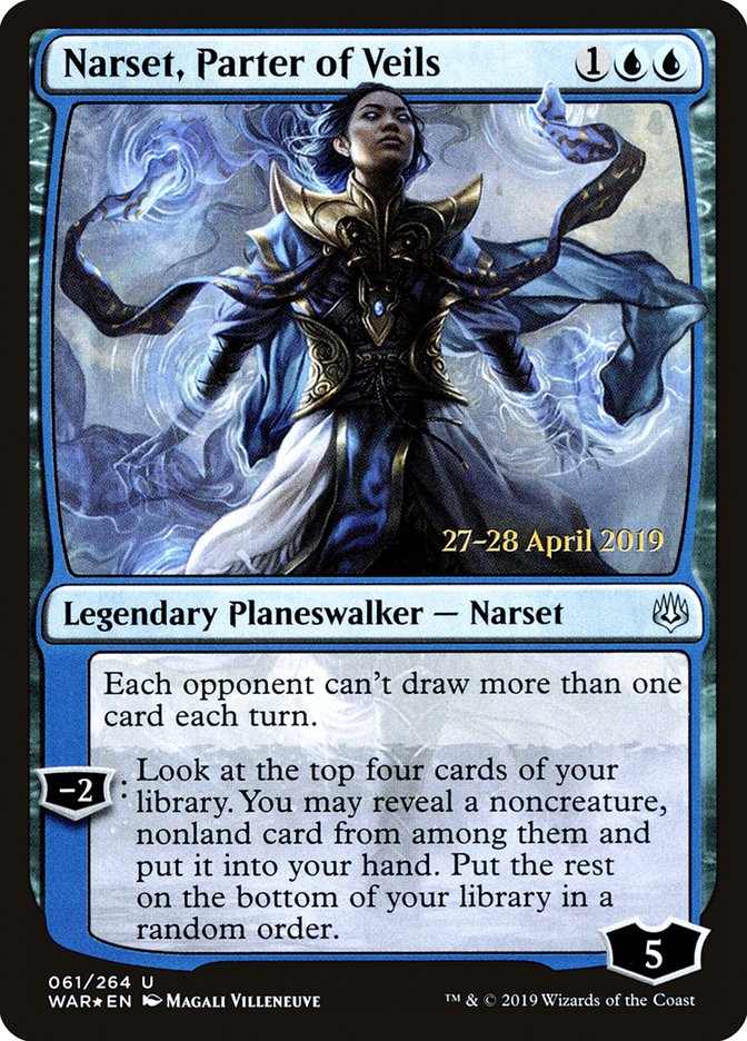 Narset, Parter of Veils  [War of the Spark Prerelease Promos] | Exor Games Summserside