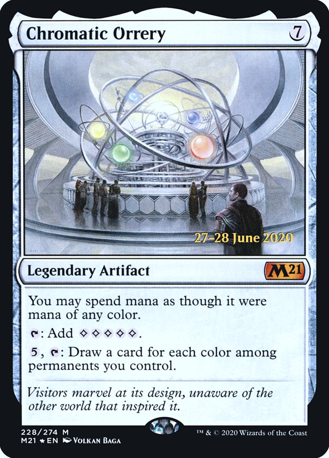 Chromatic Orrery  [Core Set 2021 Prerelease Promos] | Exor Games Summserside