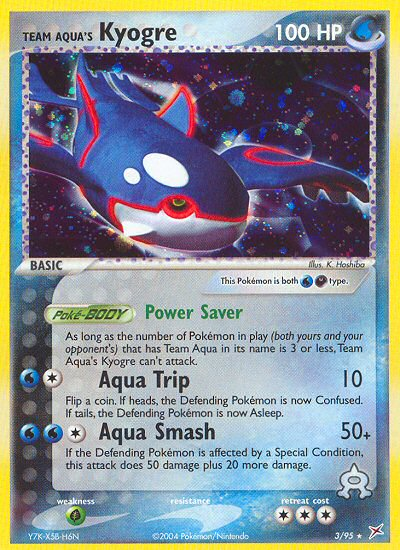 Team Aqua's Kyogre (3/95) [EX: Team Magma vs Team Aqua] | Exor Games Summserside