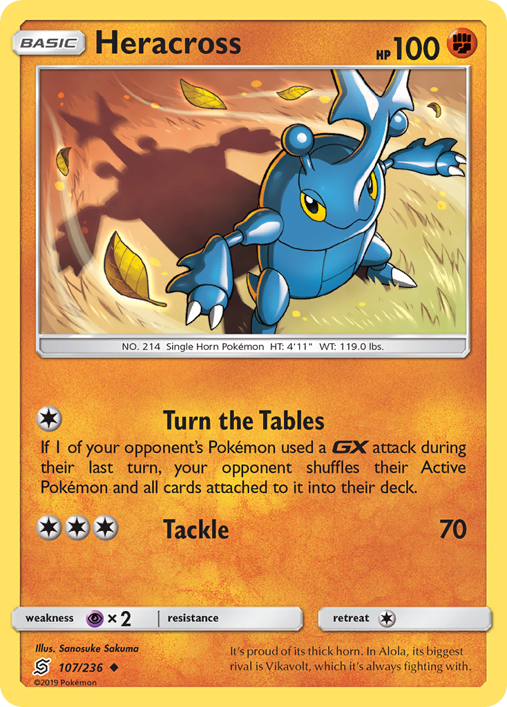 Heracross (107/236) [Sun & Moon: Unified Minds] | Exor Games Summserside