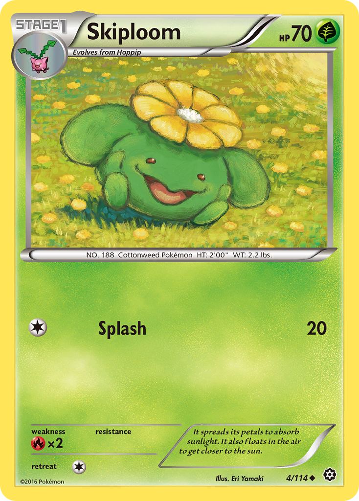 Skiploom (4/114) [XY: Steam Siege] | Exor Games Summserside