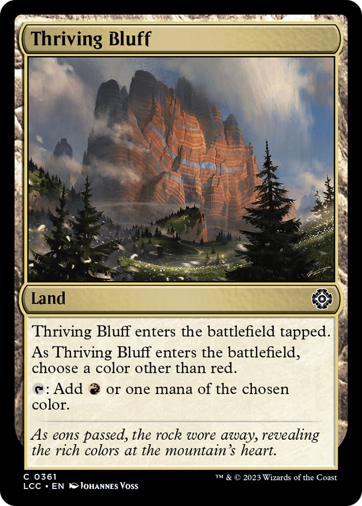 Thriving Bluff [The Lost Caverns of Ixalan Commander] | Exor Games Summserside