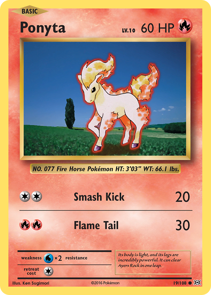 Ponyta (19/108) [XY: Evolutions] | Exor Games Summserside