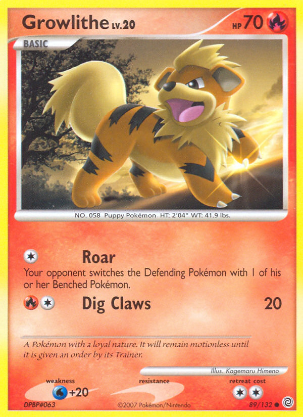 Growlithe (89/132) [Diamond & Pearl: Secret Wonders] | Exor Games Summserside