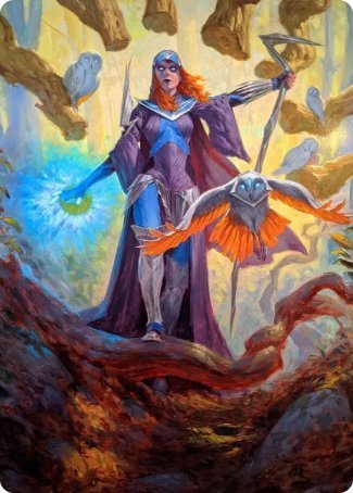 Kasmina, Enigma Sage Art Card [Strixhaven: School of Mages Art Series] | Exor Games Summserside