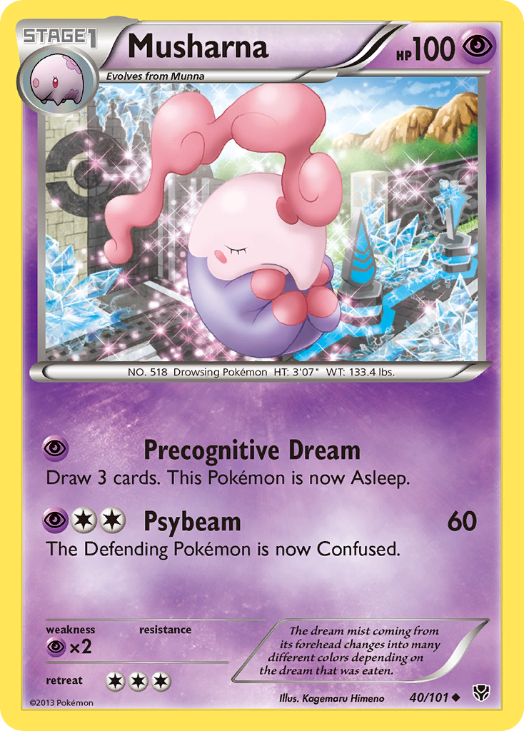 Musharna (40/101) [Black & White: Plasma Blast] | Exor Games Summserside