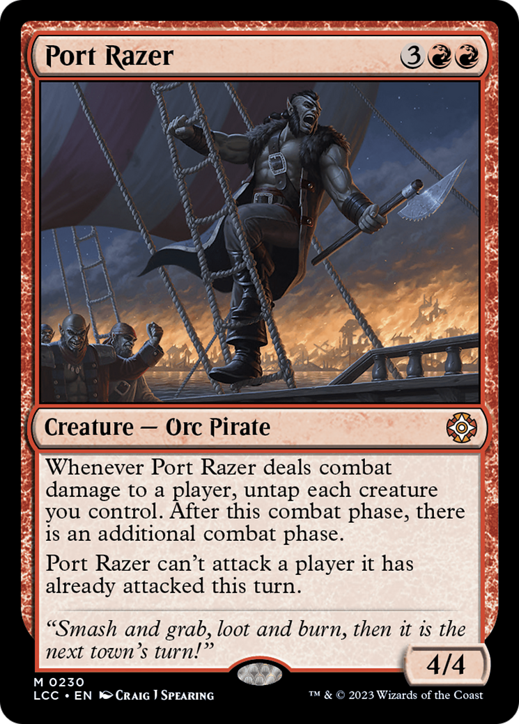 Port Razer [The Lost Caverns of Ixalan Commander] | Exor Games Summserside