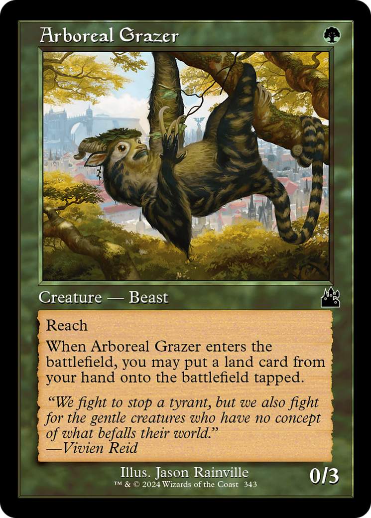 Arboreal Grazer (Retro Frame) [Ravnica Remastered] | Exor Games Summserside