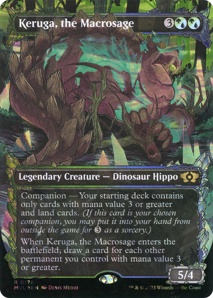 Keruga, the Macrosage (Halo Foil) [Multiverse Legends] | Exor Games Summserside