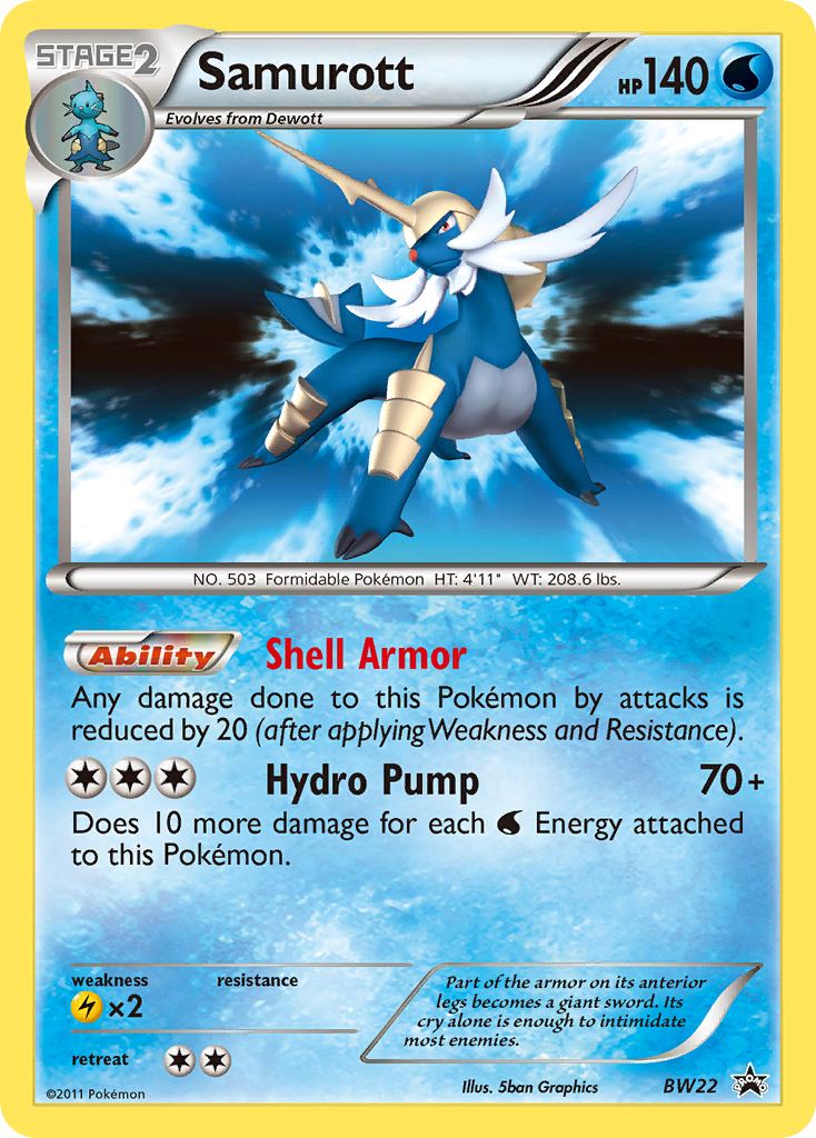 Samurott (BW22) [Black & White: Black Star Promos] | Exor Games Summserside