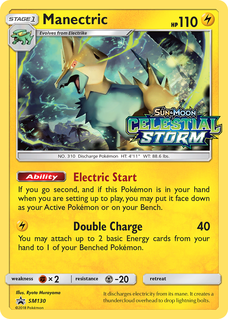 Manectric (SM130) [Sun & Moon: Black Star Promos] | Exor Games Summserside