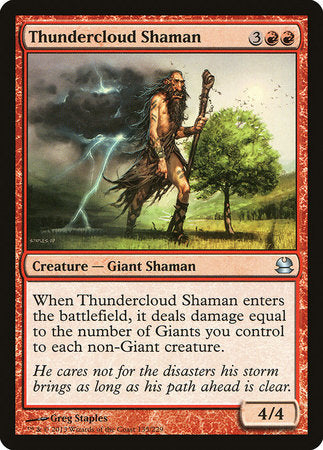 Thundercloud Shaman [Modern Masters] | Exor Games Summserside