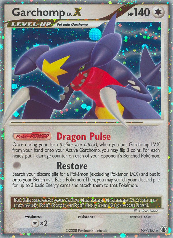 Garchomp LV.X (97/100) [Diamond & Pearl: Majestic Dawn] | Exor Games Summserside