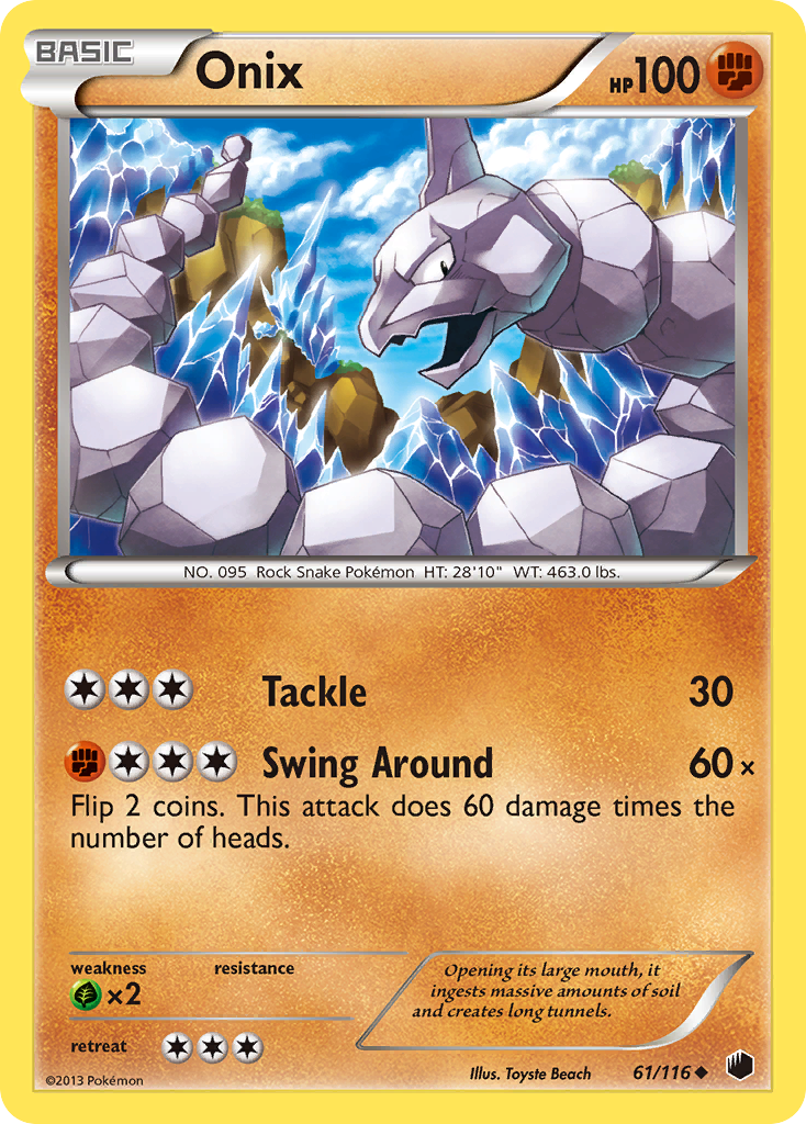 Onix (61/116) [Black & White: Plasma Freeze] | Exor Games Summserside