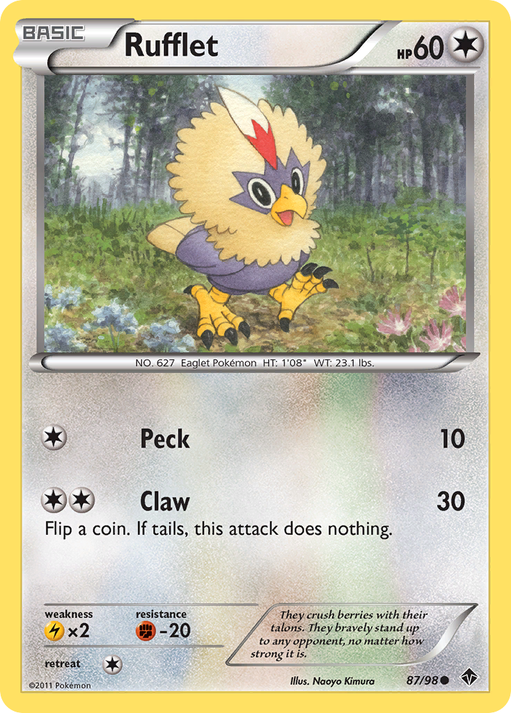 Rufflet (87/98) [Black & White: Emerging Powers] | Exor Games Summserside