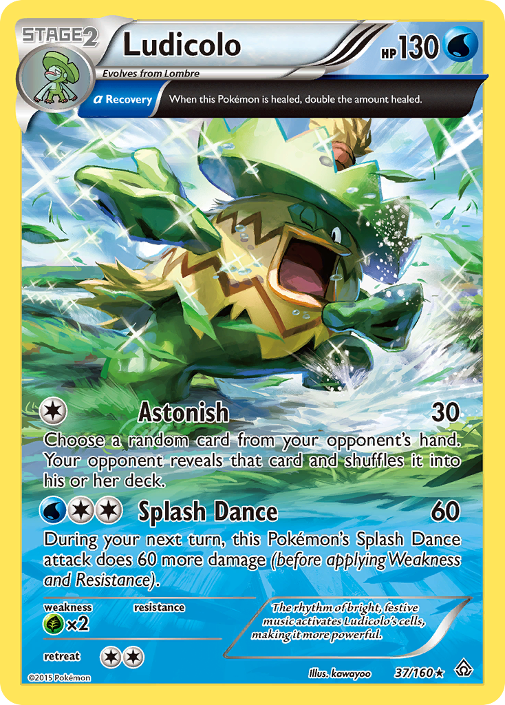 Ludicolo (37/160) [XY: Primal Clash] | Exor Games Summserside