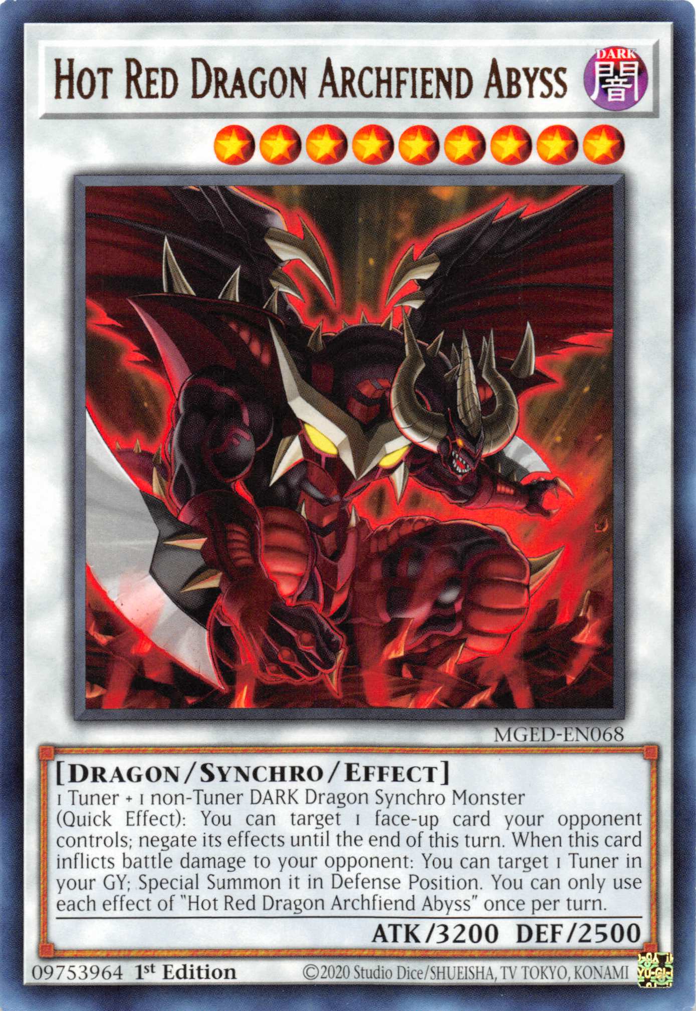 Hot Red Dragon Archfiend Abyss [MGED-EN068] Rare | Exor Games Summserside