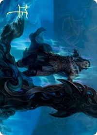 Cosima, God of the Voyage Art Card (Gold-Stamped Signature) [Kaldheim: Art Series] | Exor Games Summserside