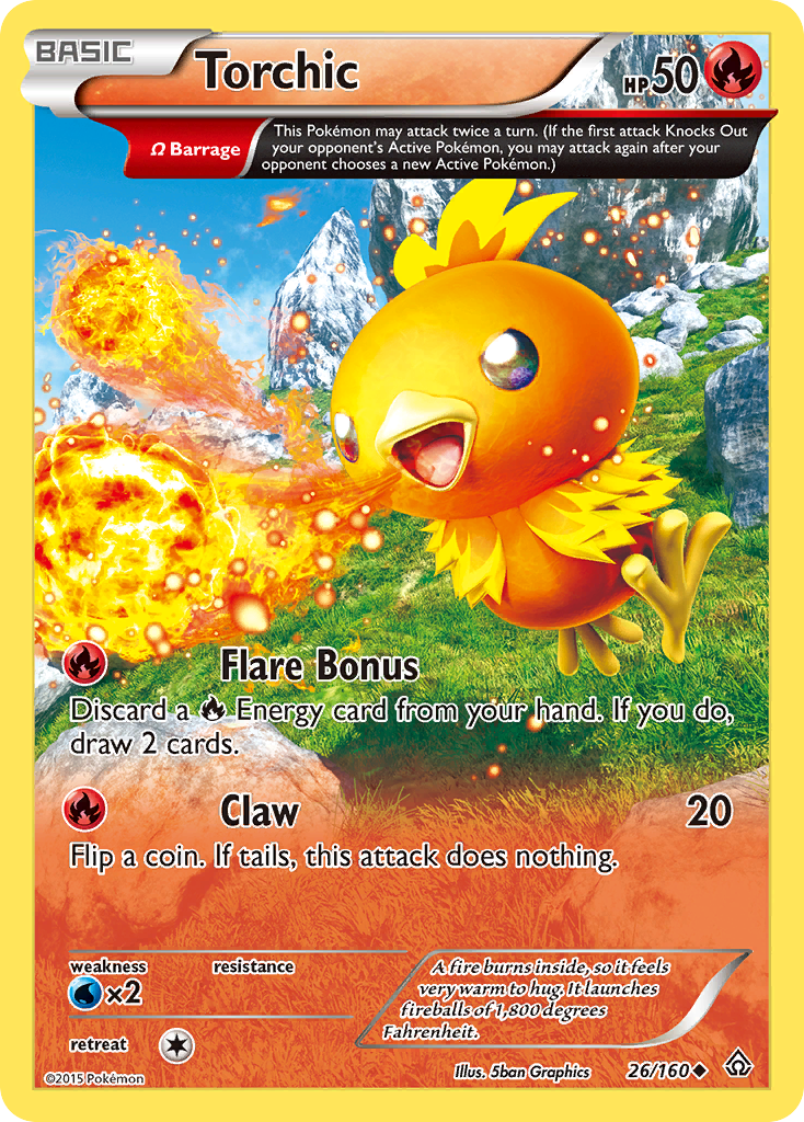 Torchic (26/160) [XY: Primal Clash] | Exor Games Summserside