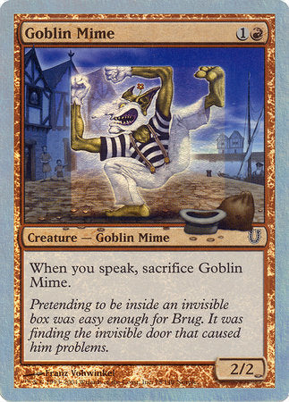 Goblin Mime (Alternate Foil) [Unhinged] | Exor Games Summserside