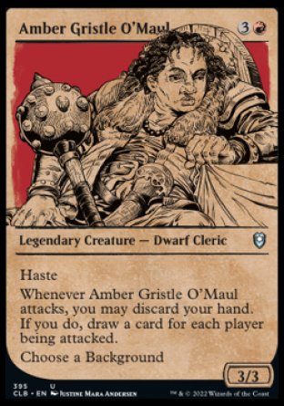 Amber Gristle O'Maul (Showcase) [Commander Legends: Battle for Baldur's Gate] | Exor Games Summserside