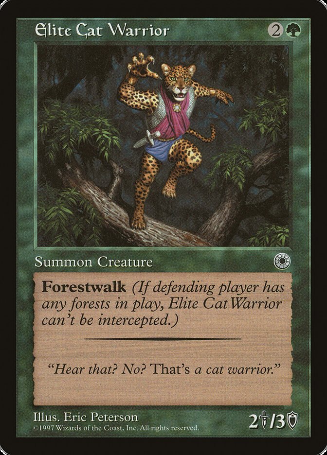 Elite Cat Warrior (With Flavor Text) [Portal] | Exor Games Summserside