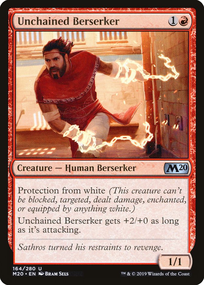 Unchained Berserker [Core Set 2020] | Exor Games Summserside