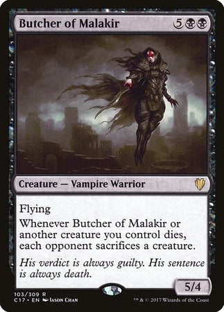 Butcher of Malakir [Commander 2017] | Exor Games Summserside