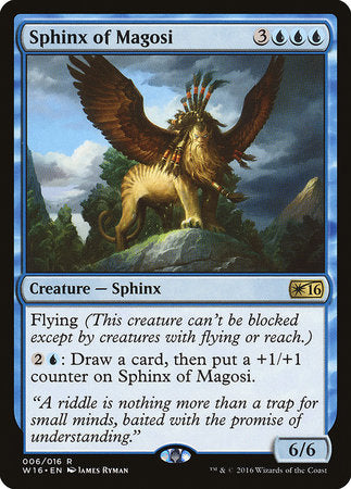 Sphinx of Magosi [Welcome Deck 2016] | Exor Games Summserside