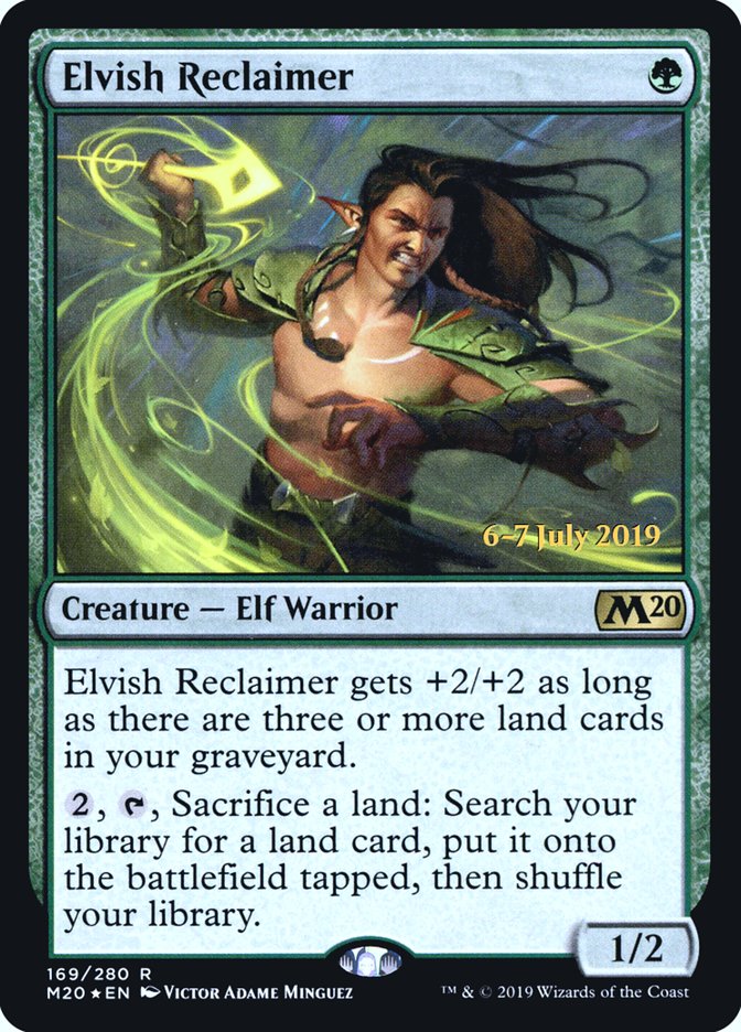 Elvish Reclaimer  [Core Set 2020 Prerelease Promos] | Exor Games Summserside