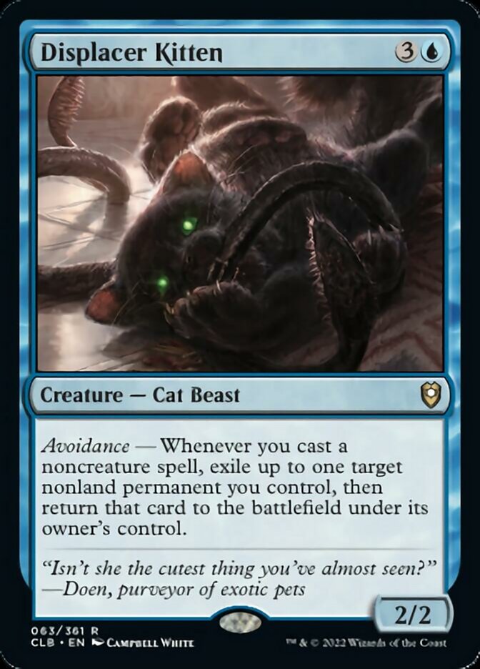 Displacer Kitten [Commander Legends: Battle for Baldur's Gate] | Exor Games Summserside