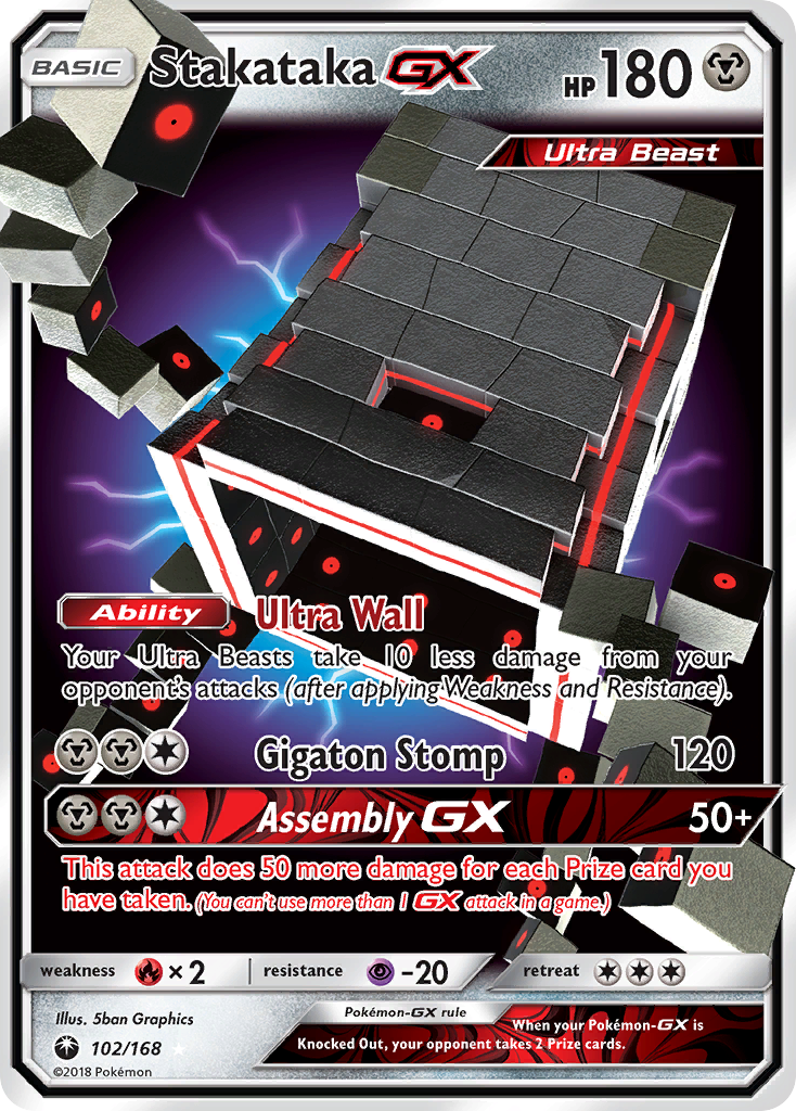 Stakataka GX (102/168) [Sun & Moon: Celestial Storm] | Exor Games Summserside