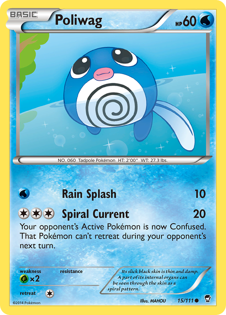 Poliwag (15/111) [XY: Furious Fists] | Exor Games Summserside