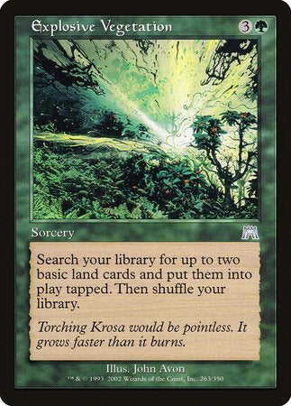 Explosive Vegetation [Onslaught] | Exor Games Summserside