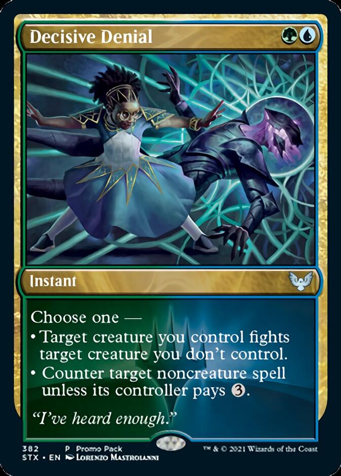 Decisive Denial (Promo Pack) [Strixhaven: School of Mages] | Exor Games Summserside