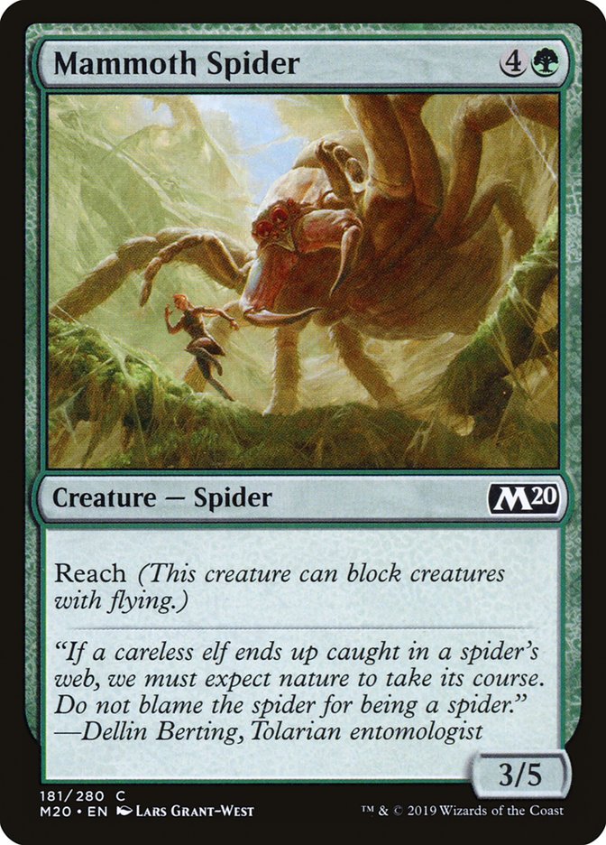 Mammoth Spider [Core Set 2020] | Exor Games Summserside