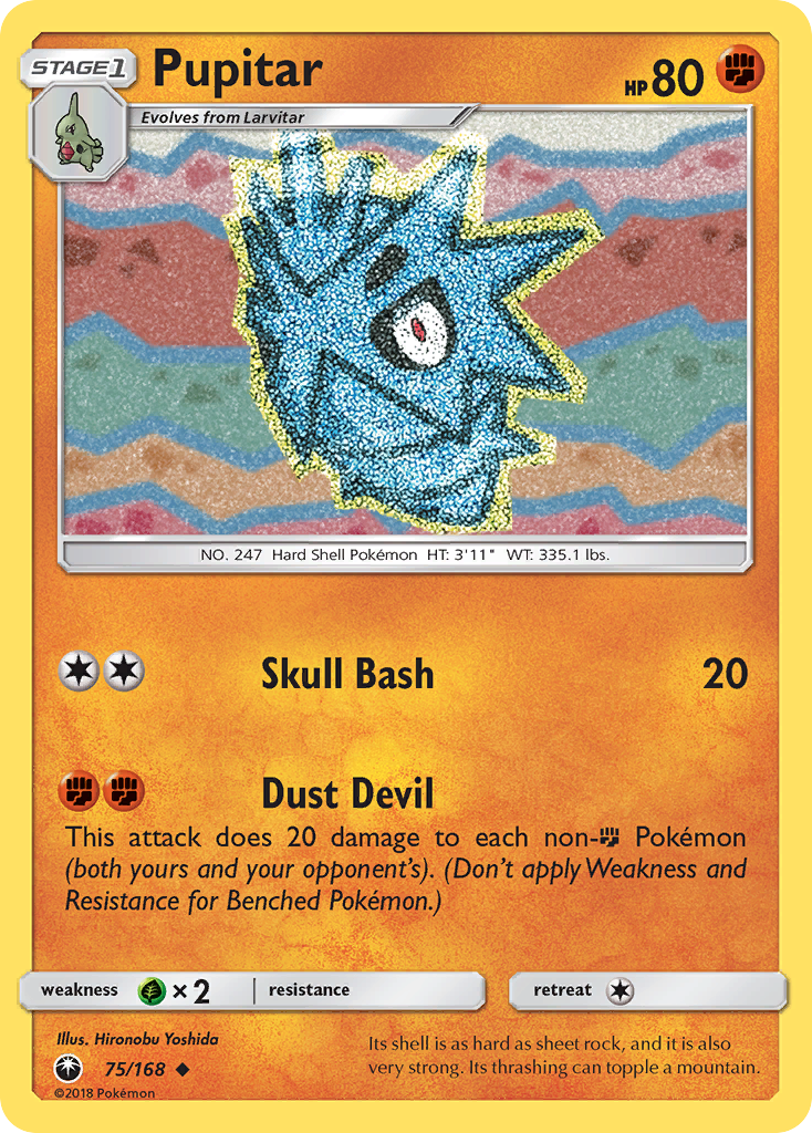 Pupitar (75/168) [Sun & Moon: Celestial Storm] | Exor Games Summserside