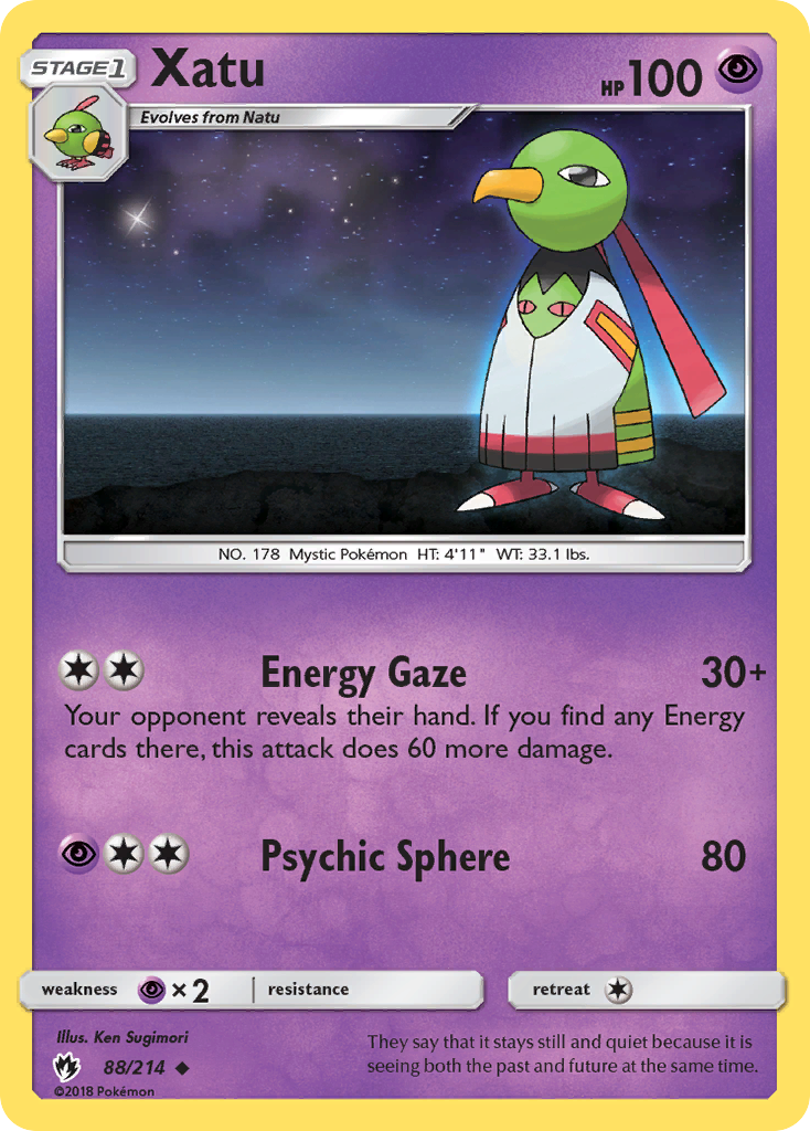 Xatu (88/214) [Sun & Moon: Lost Thunder] | Exor Games Summserside