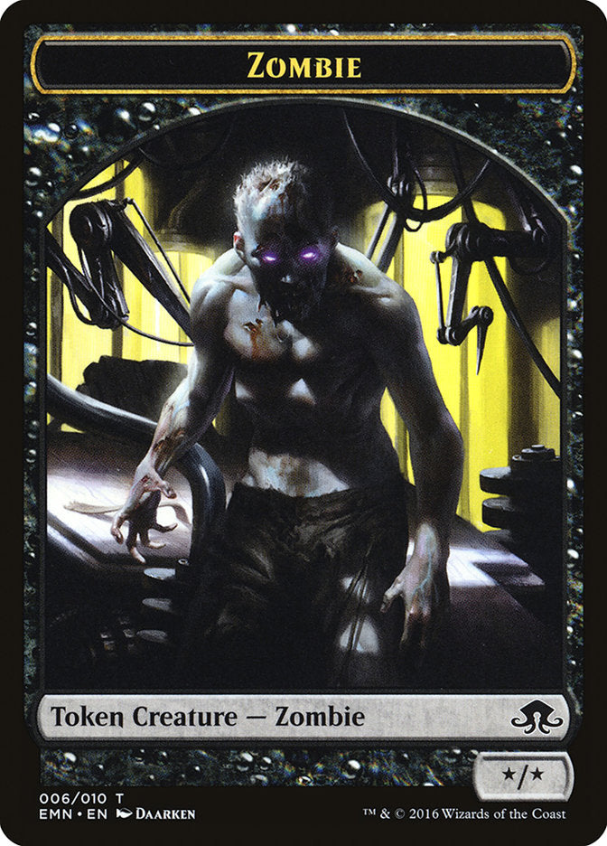 Zombie (006/010) [Eldritch Moon Tokens] | Exor Games Summserside