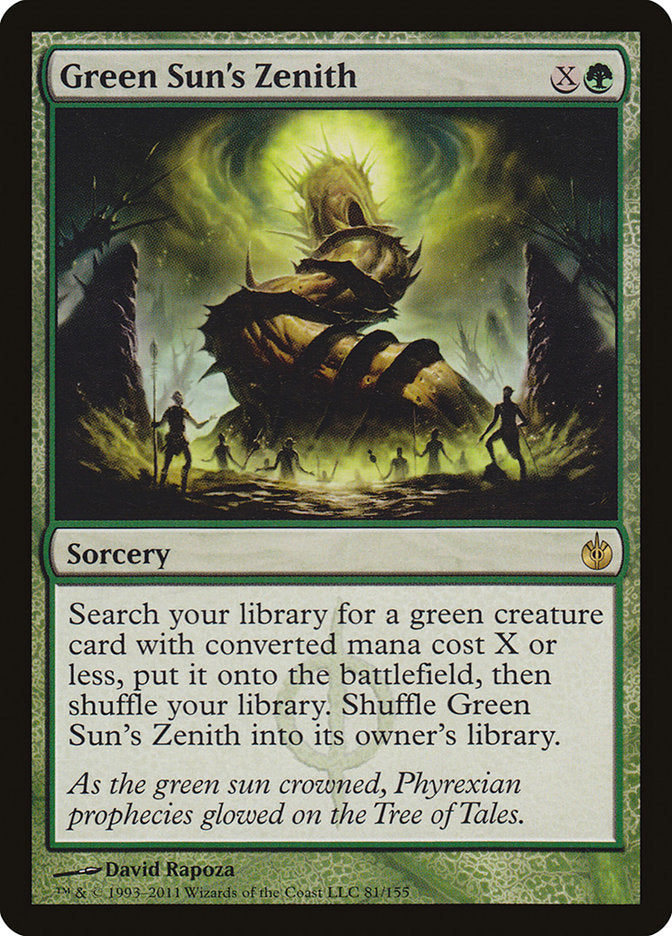 Green Sun's Zenith [Mirrodin Besieged] | Exor Games Summserside