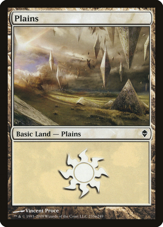 Plains (233a) [Zendikar] | Exor Games Summserside