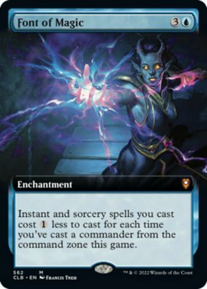 Font of Magic (Extended Art) [Commander Legends: Battle for Baldur's Gate] | Exor Games Summserside