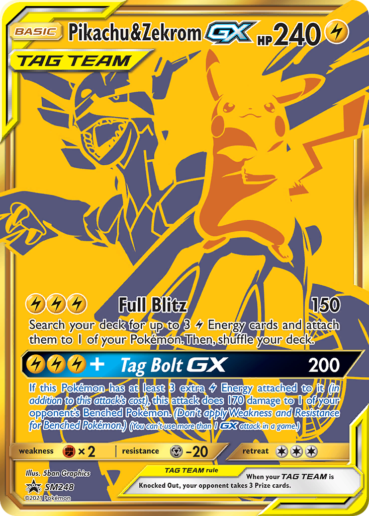 Pikachu & Zekrom GX (SM248) [Sun & Moon: Black Star Promos] | Exor Games Summserside