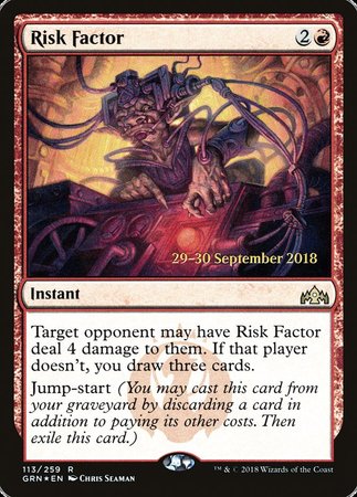 Risk Factor [Guilds of Ravnica Promos] | Exor Games Summserside