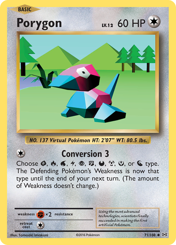 Porygon (71/108) [XY: Evolutions] | Exor Games Summserside