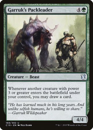 Garruk's Packleader [Commander 2019] | Exor Games Summserside