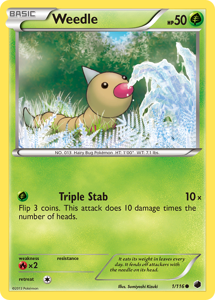 Weedle (1/116) [Black & White: Plasma Freeze] | Exor Games Summserside