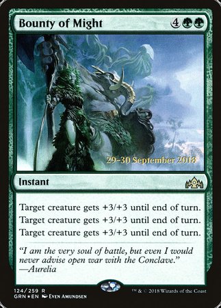 Bounty of Might [Guilds of Ravnica Promos] | Exor Games Summserside