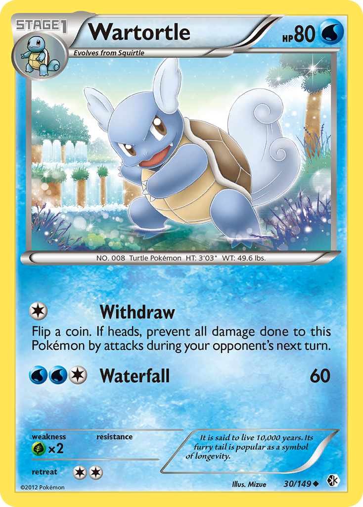 Wartortle (30/149) [Black & White: Boundaries Crossed] | Exor Games Summserside